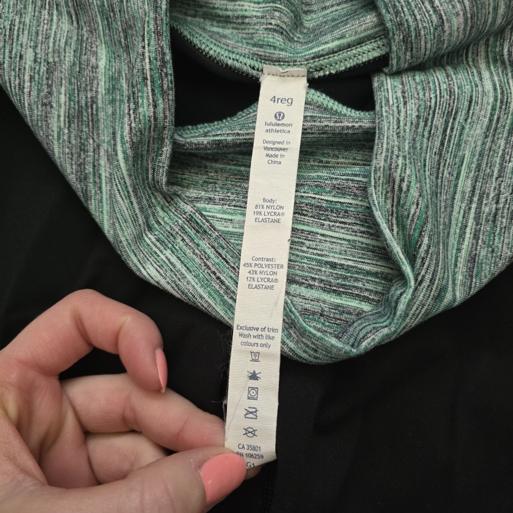 Lululemon Groove Pant III (Regular) *Full-On LuonBlack / Space Dye - 4reg - Picture 5 of 15